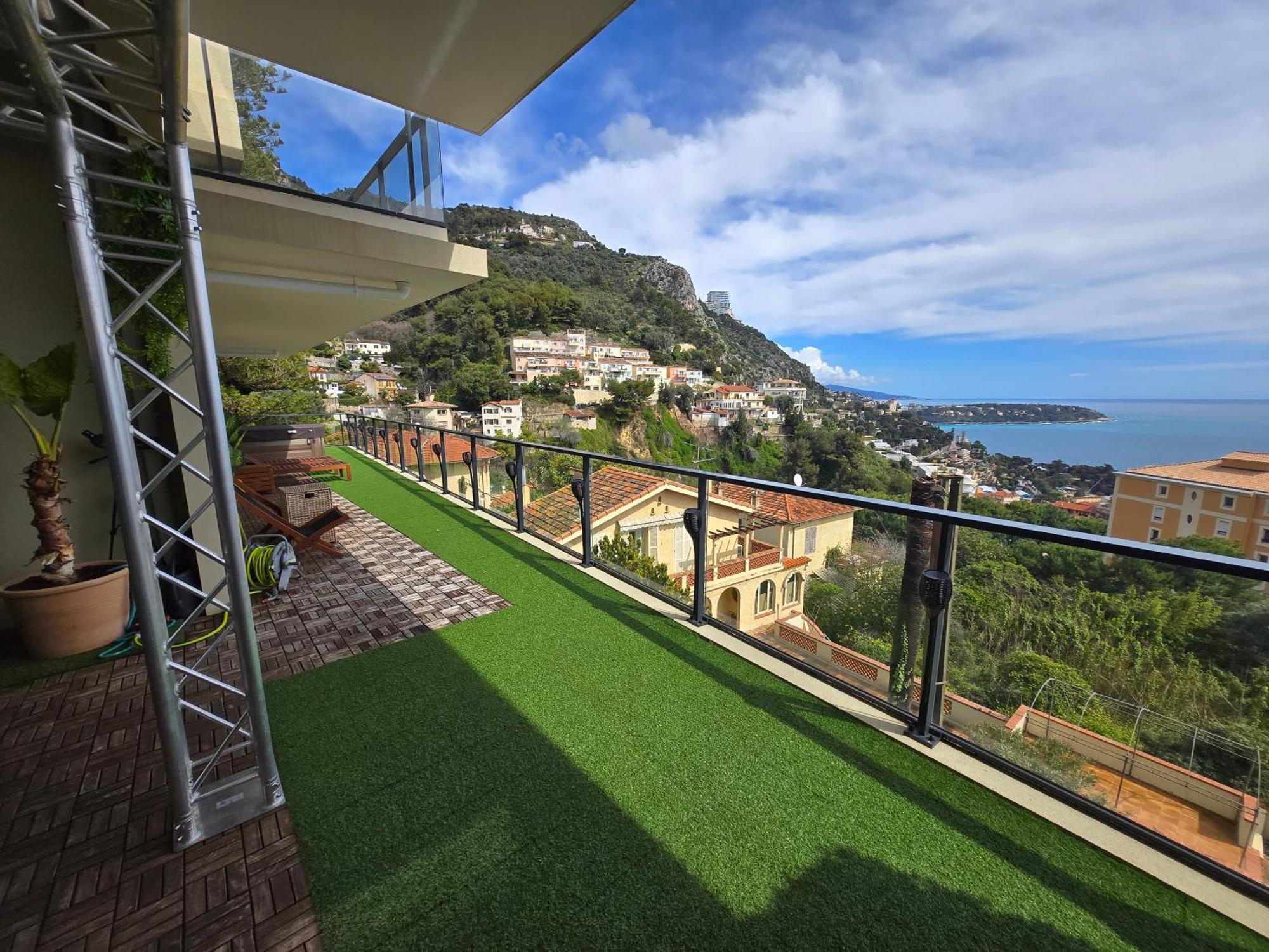 Monaco View, Pool, Garage, 100 M2 Terrace Apartment Beausoleil Exterior photo
